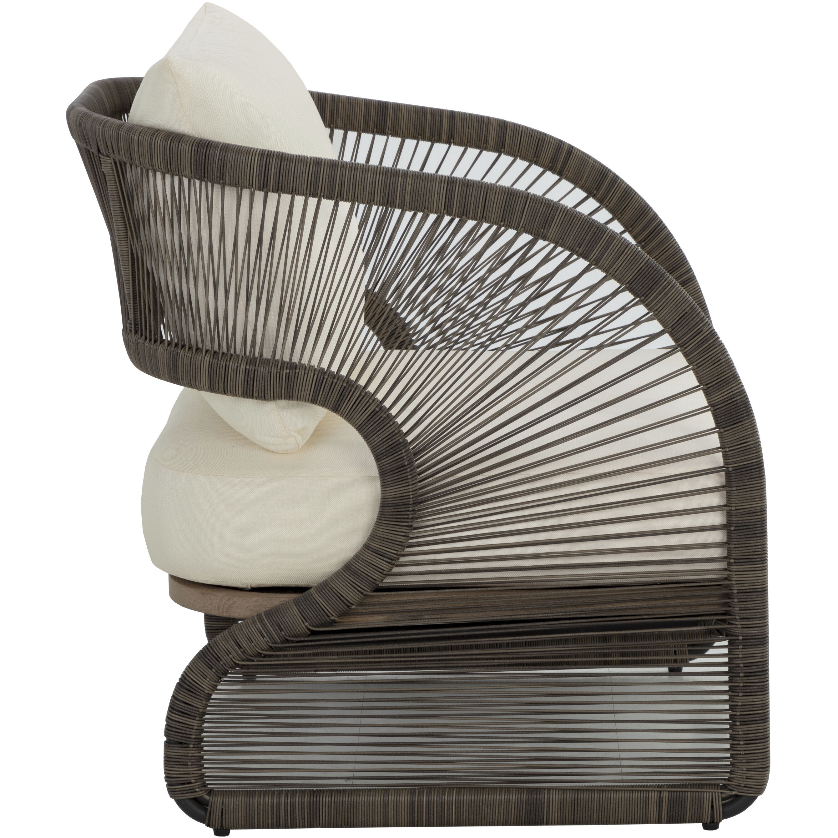 Toulon Stinson Cream Outdoor Lounge Chair